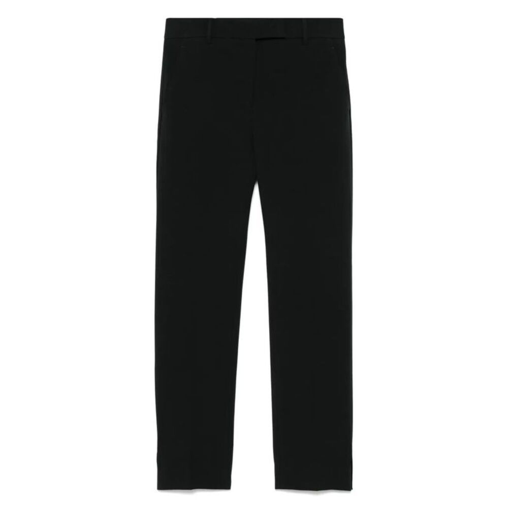 Incotex Women Tapered Leg Cotton Blend Trousers